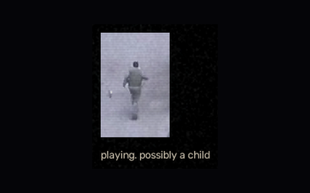 Close Enough feed still captioned: playing. possibly a child