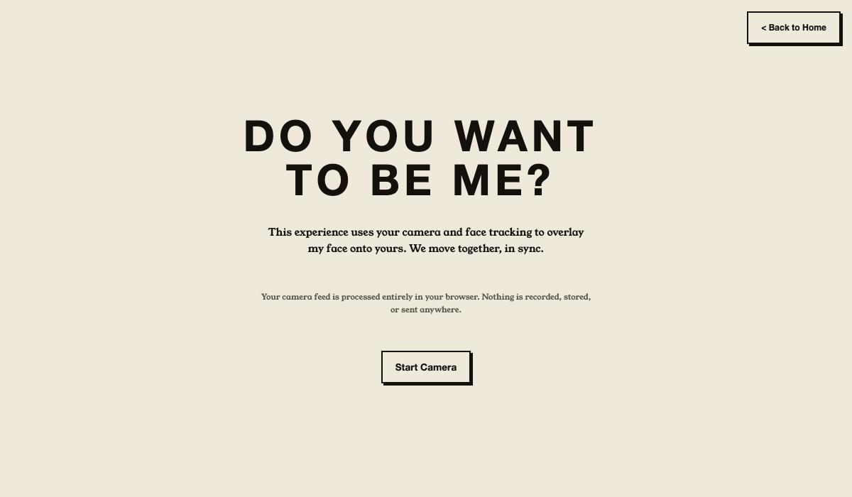 Do You Want To Be Me?