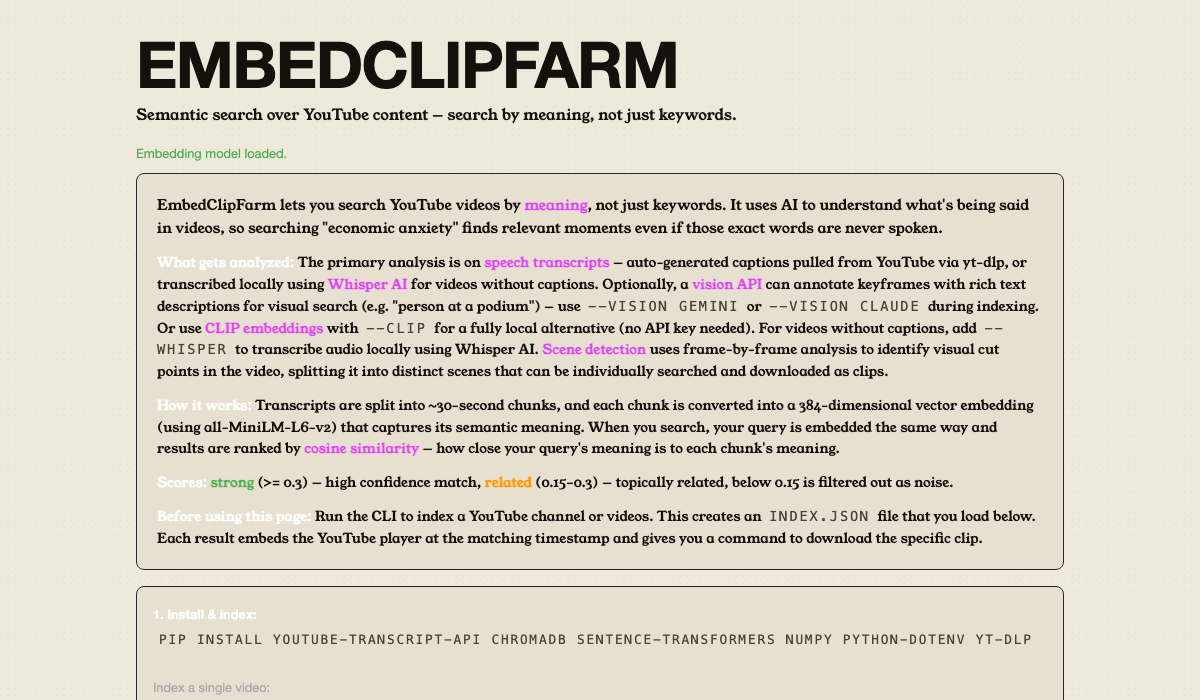 EmbedClipFarm